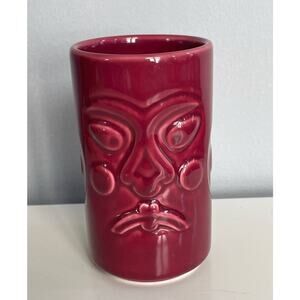 IKEA Tiki Mug Frekvens Maria Vinka Maroon Replacement Cup 13oz Hawaiian HTF